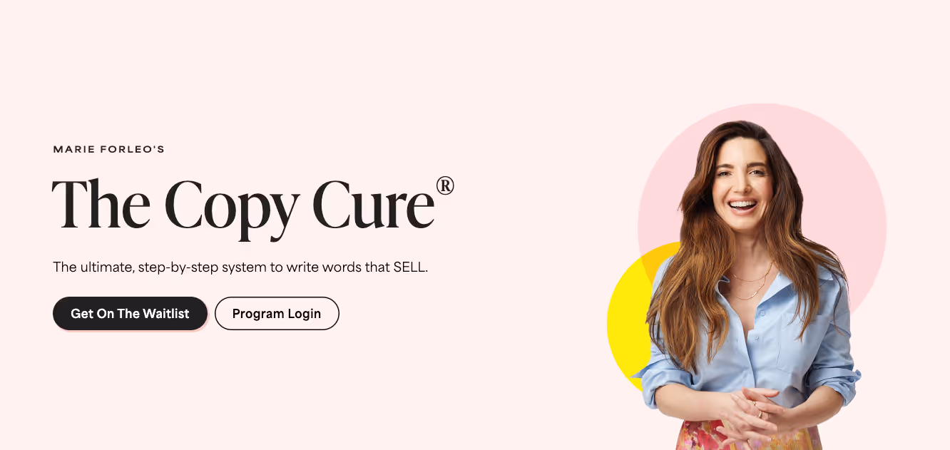 The Copy Cure by Marie Forleo | EdisonOS
