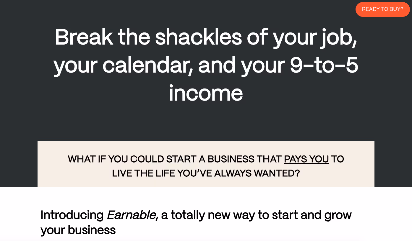 Earnable by ramit sethi | EdisonOS