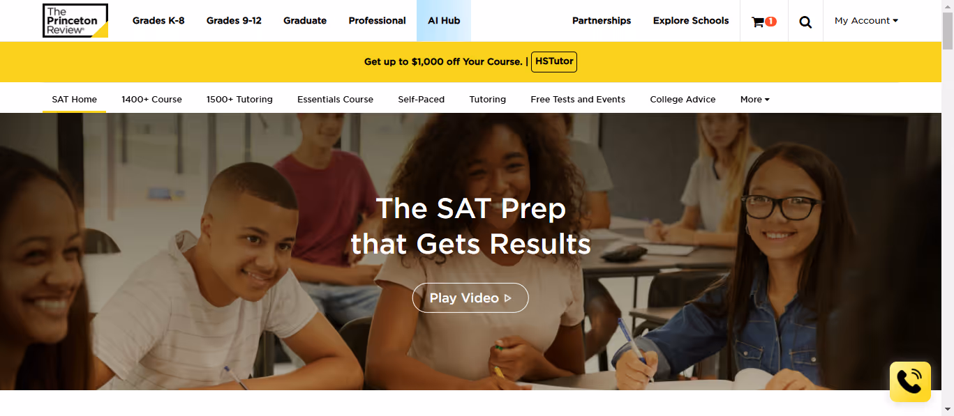 The Princeton Review SAT prep
