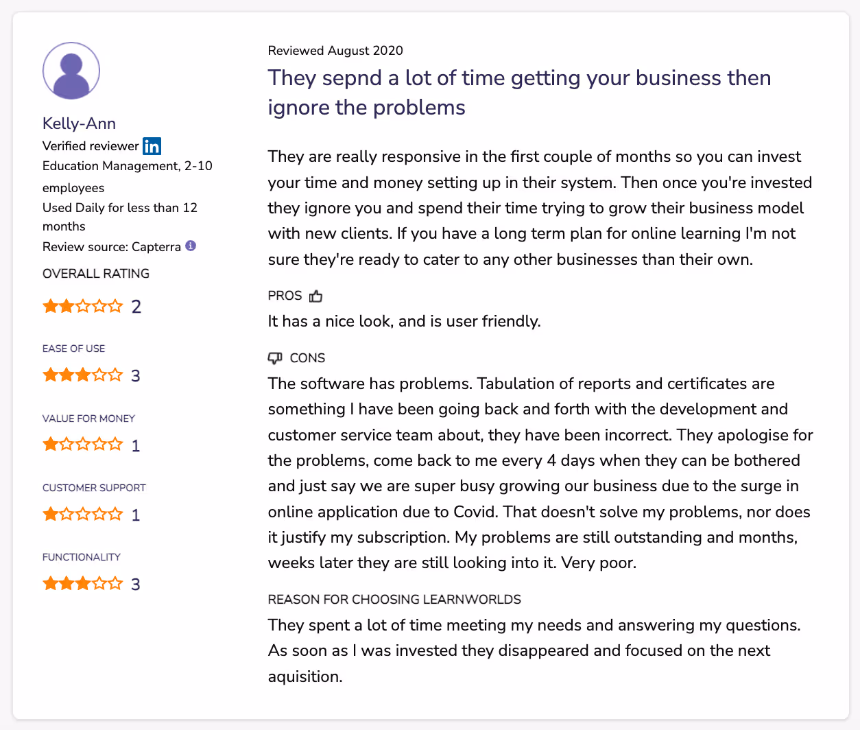 LearnWorlds Review