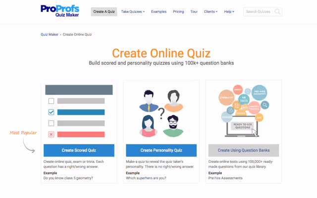 ProProfs Quiz Maker