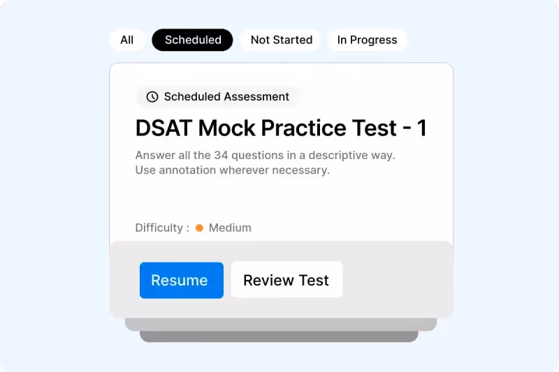 EdisonOS Customizable Assessments