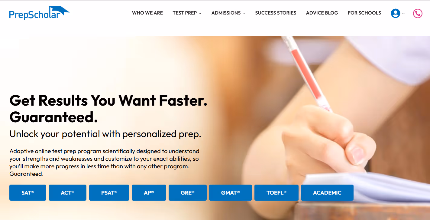 PrepScholar | EdisonOS
