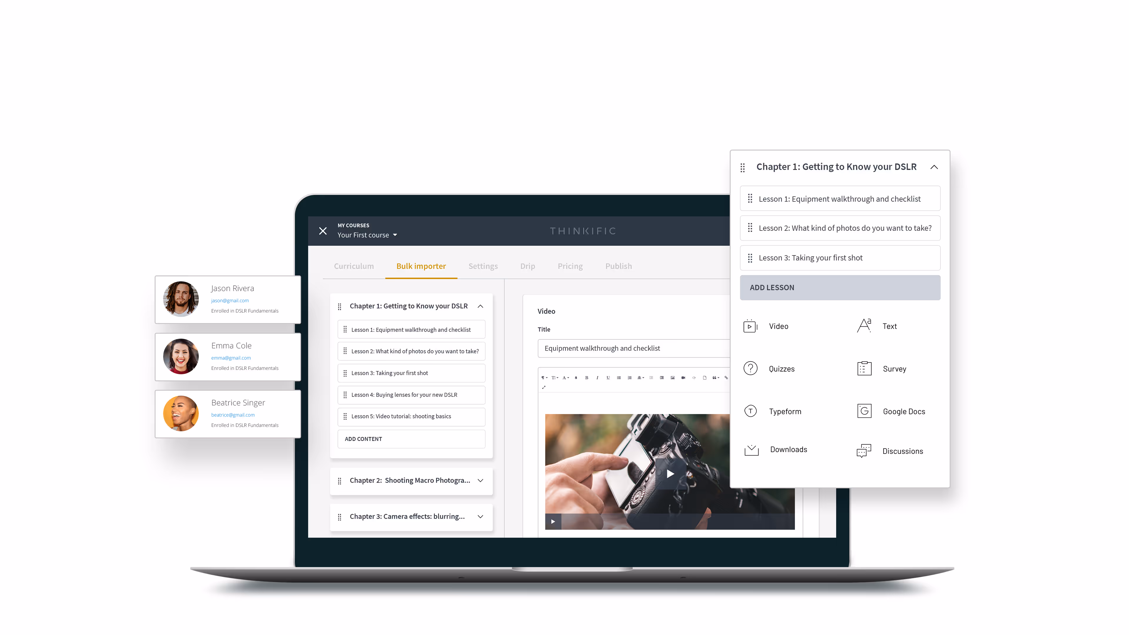 Thinkific Price, Features, Reviews & Ratings - Capterra India