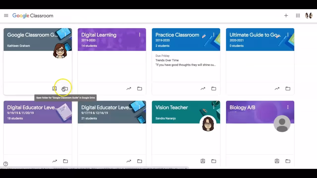 Google Classroom: Teacher Dashboard - YouTube