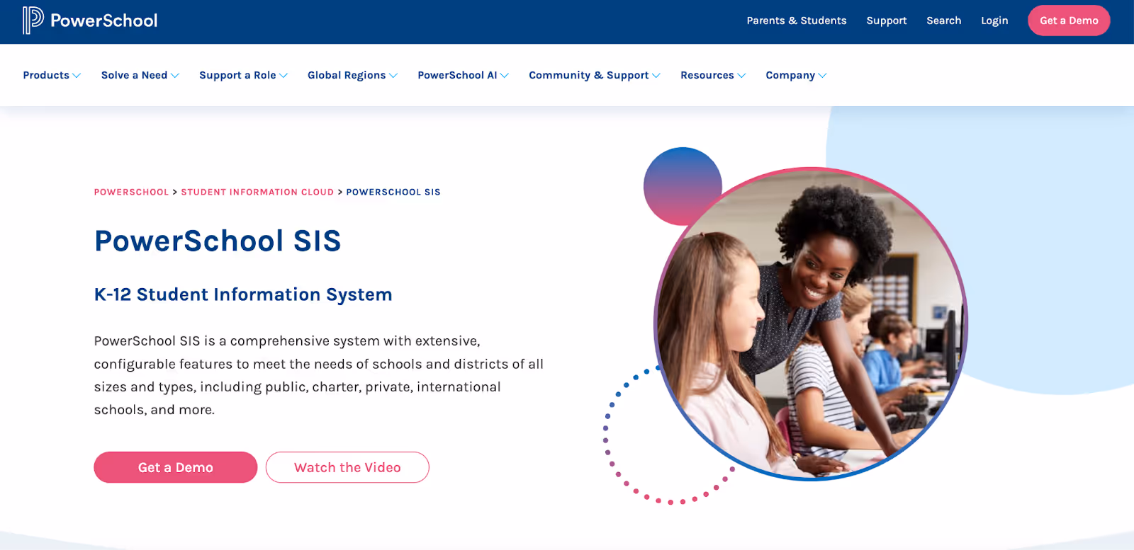 PowerSchool SIS, student information system software