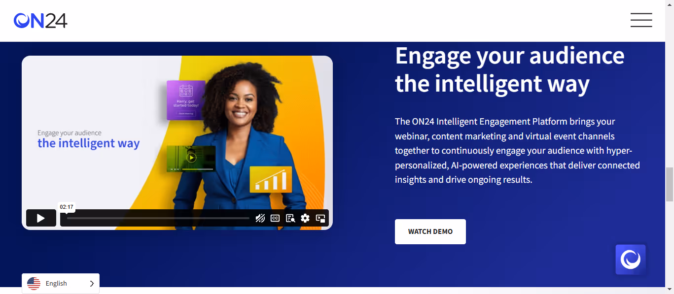 ON24 is a great alternative for anyone looking to hold free or paid webinars