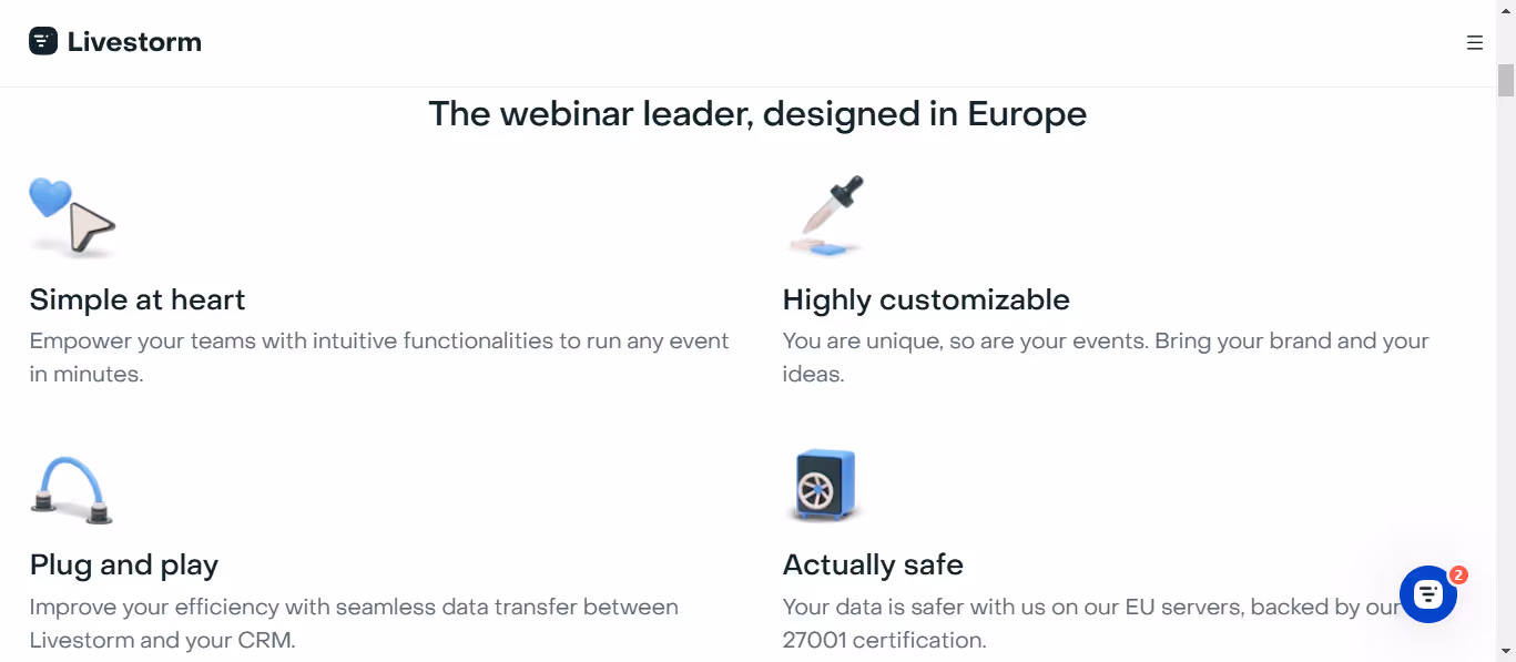LiveStorm webinar platform