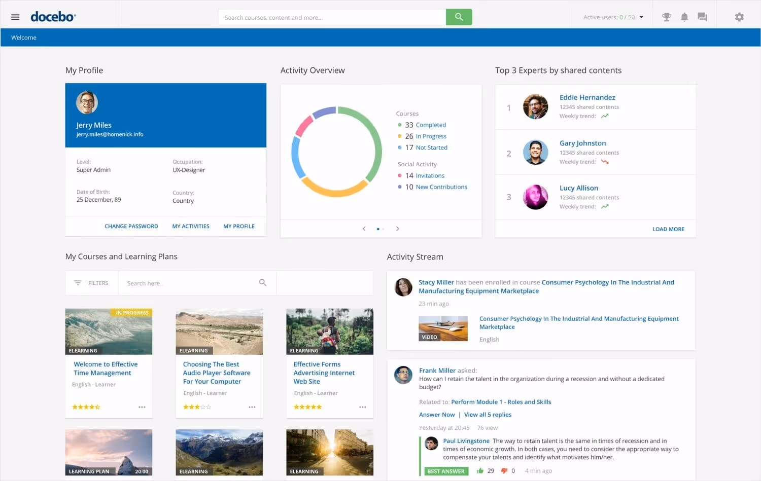Docebo Pages- Customize your Learning Platform