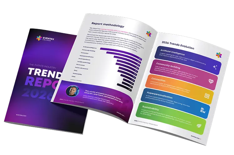 The Eventex 2026 Events Industry Trends Report Mockup 3