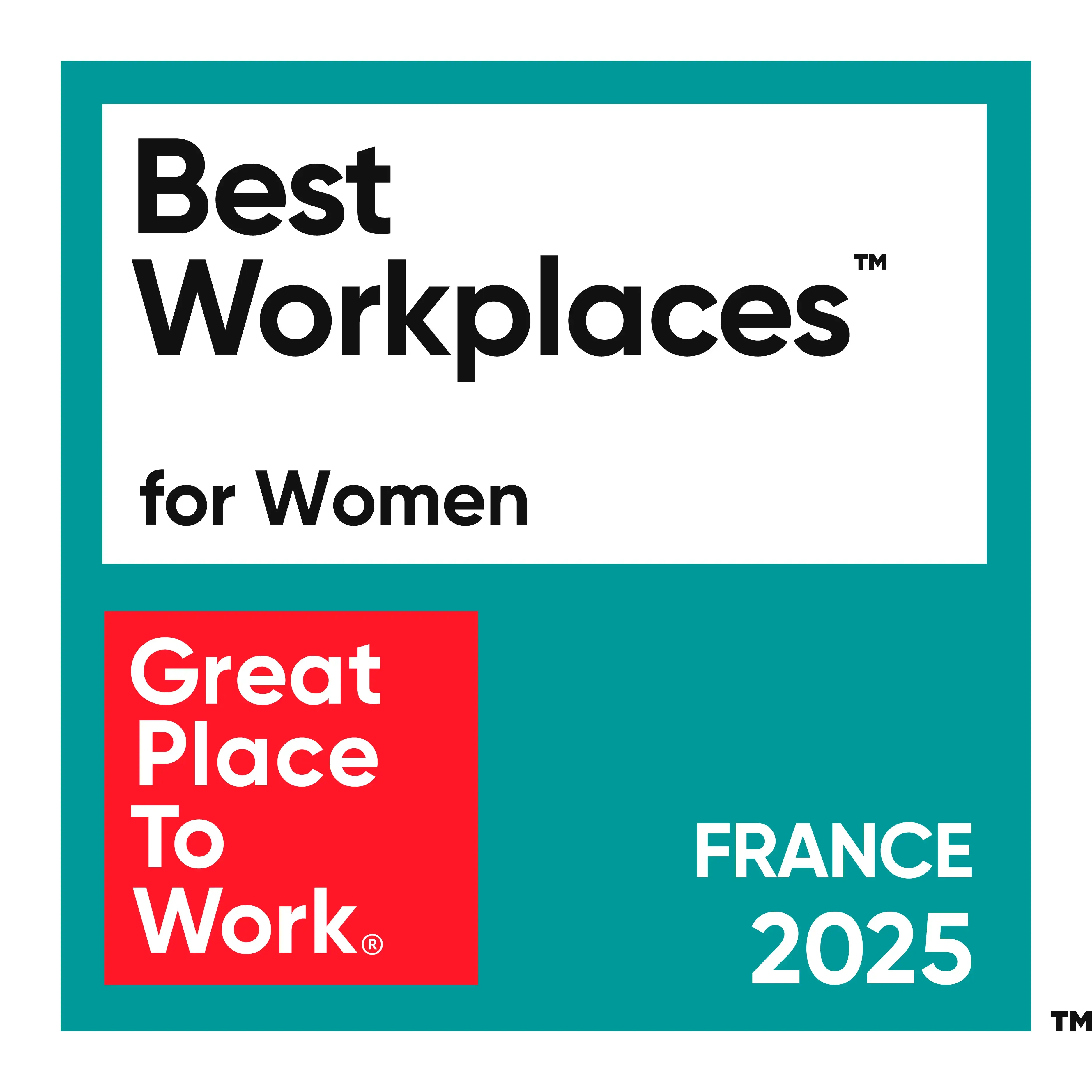 Great Place to Work - Best Place for Women 2025