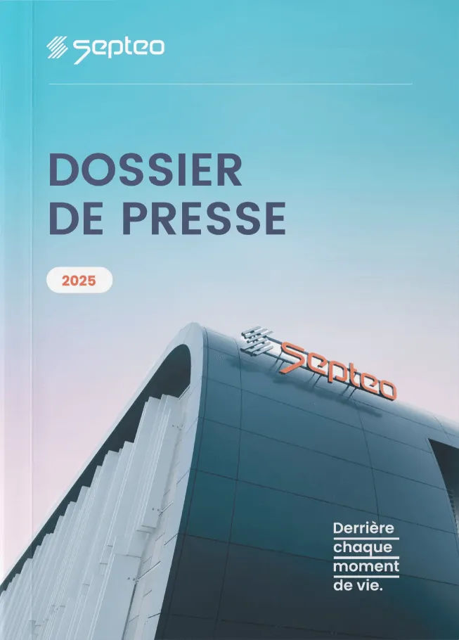Couverture dossier de presse Septeo