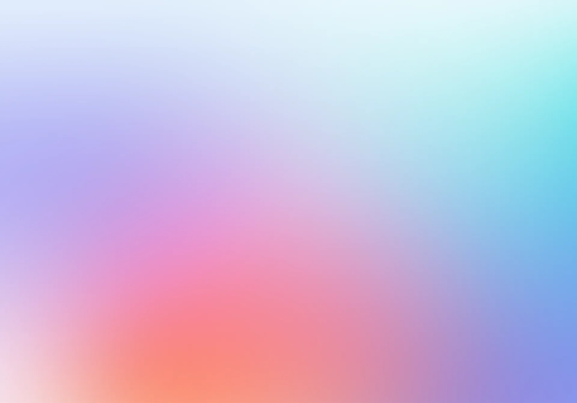 Dégradé flou de couleurs pastel avec des nuances de bleu, violet, rose et orange.