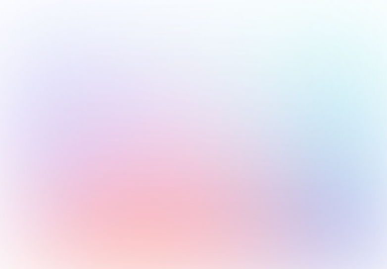 Dégradé flou de couleurs pastel avec des nuances de bleu, violet, rose et orange.