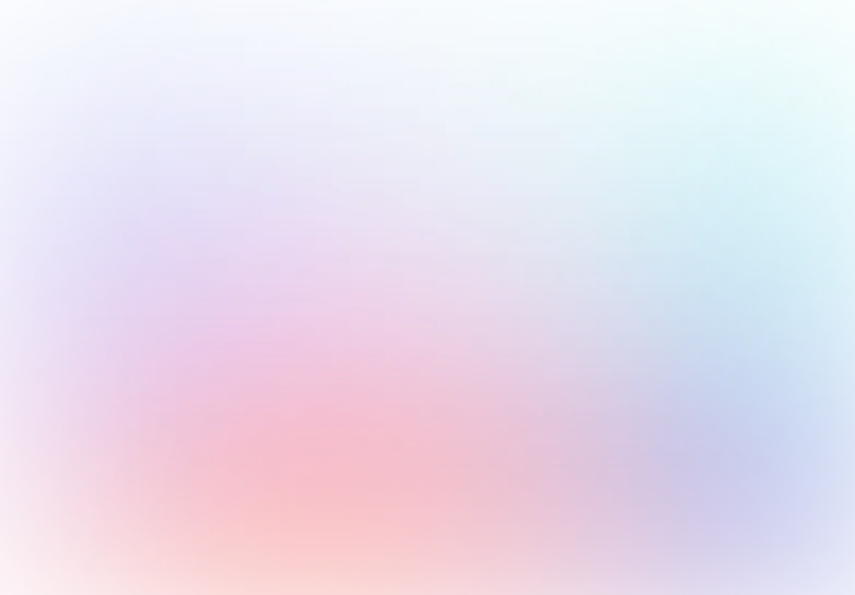 Dégradé flou de couleurs pastel avec des nuances de bleu, violet, rose et orange.