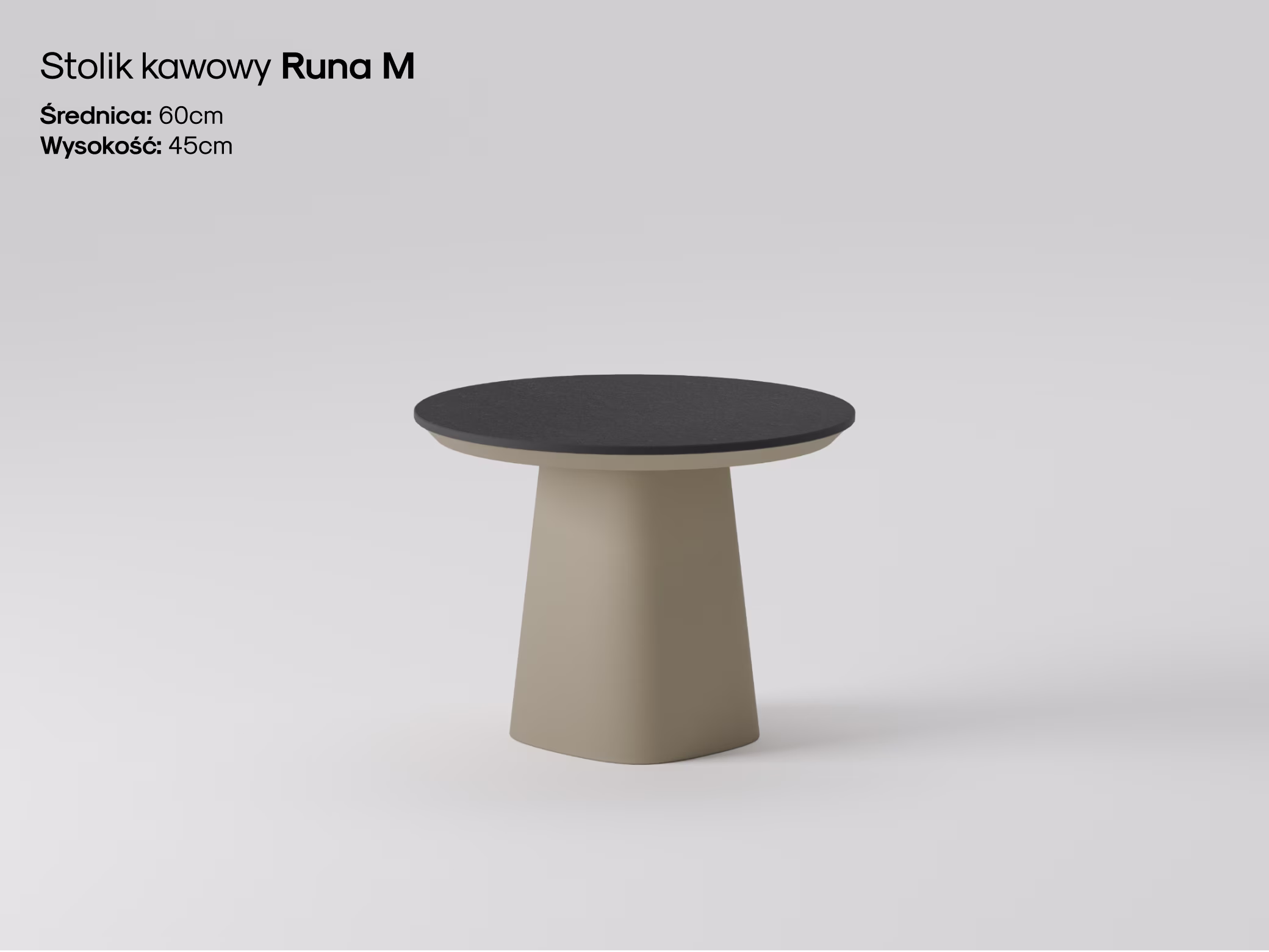 Dębowy stolik kawowy Runa w aranżacji salonu