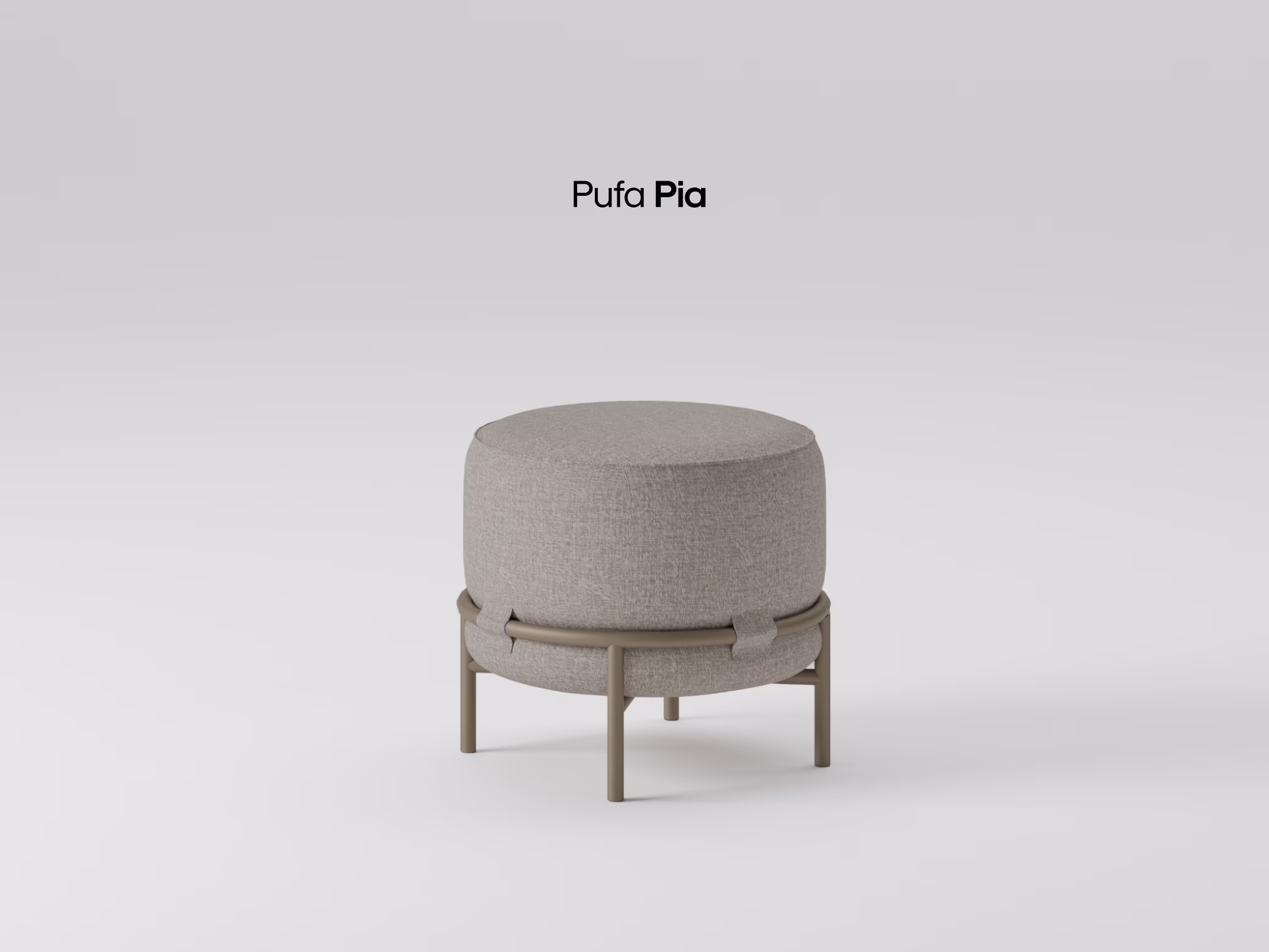 Pufa Pia w aranżacji salonu