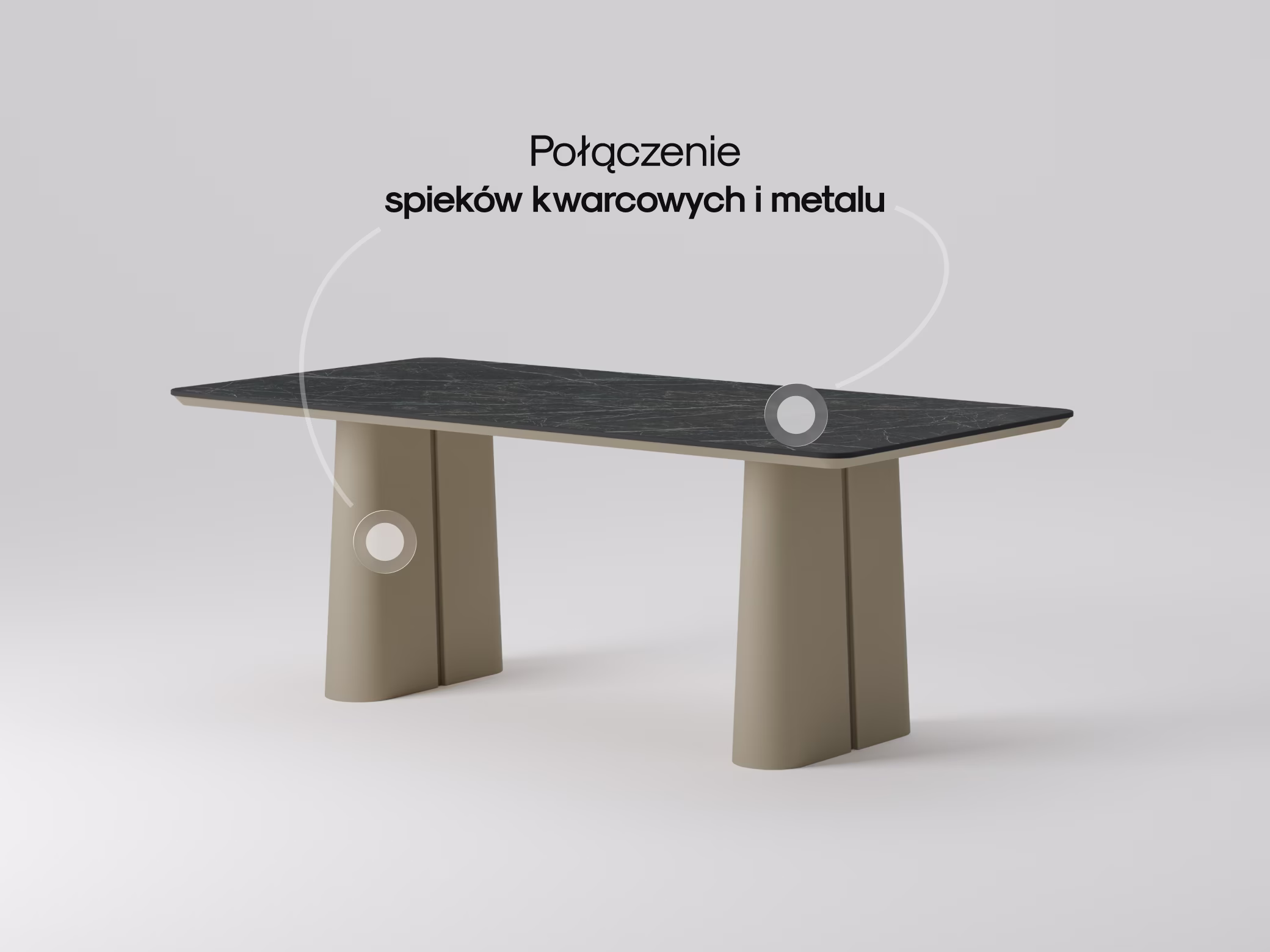 Prostokątny stół Mira w przytulnej jadalni
