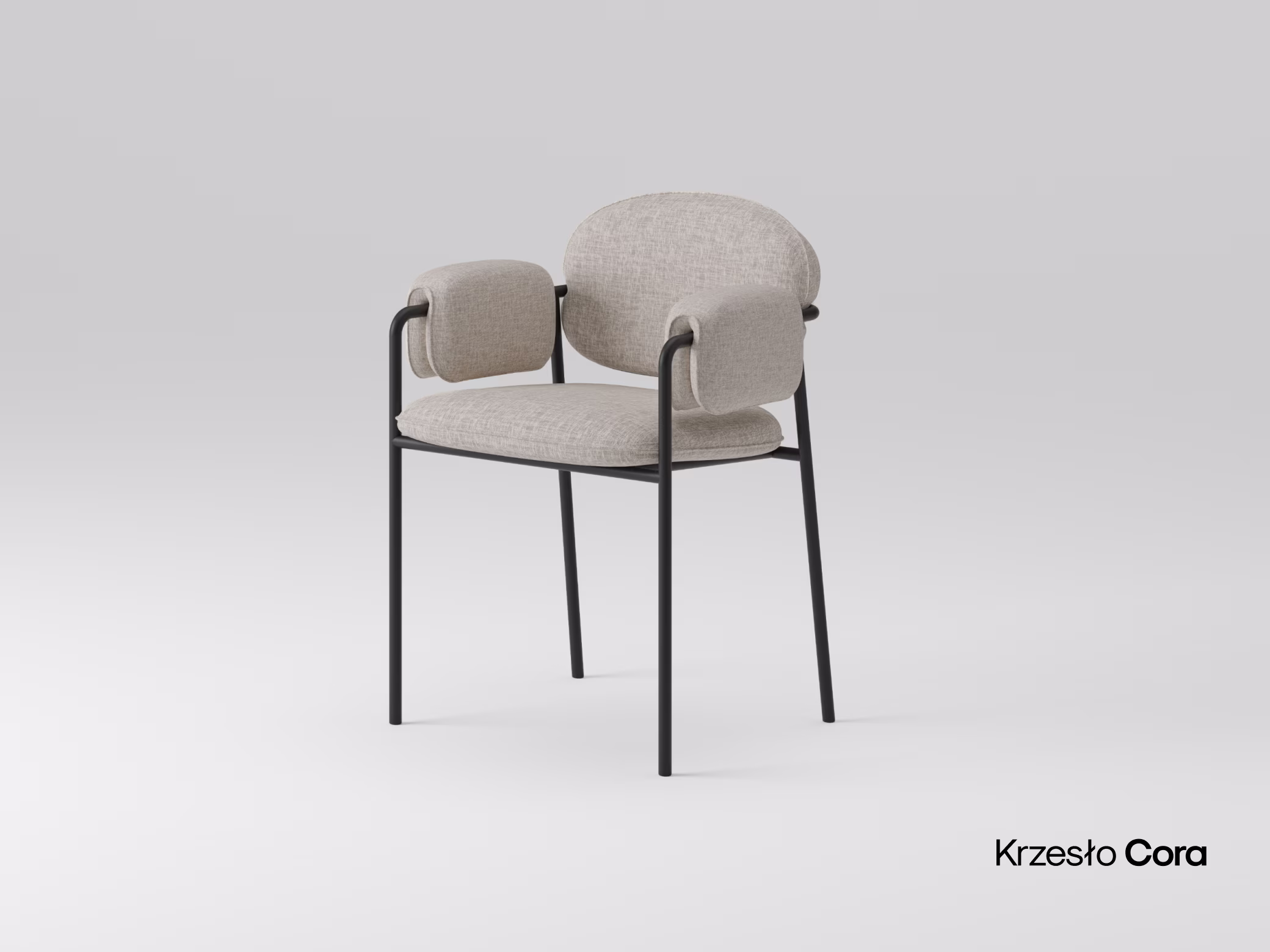 Dębowe krzesło Cora w aranżacji jadalni