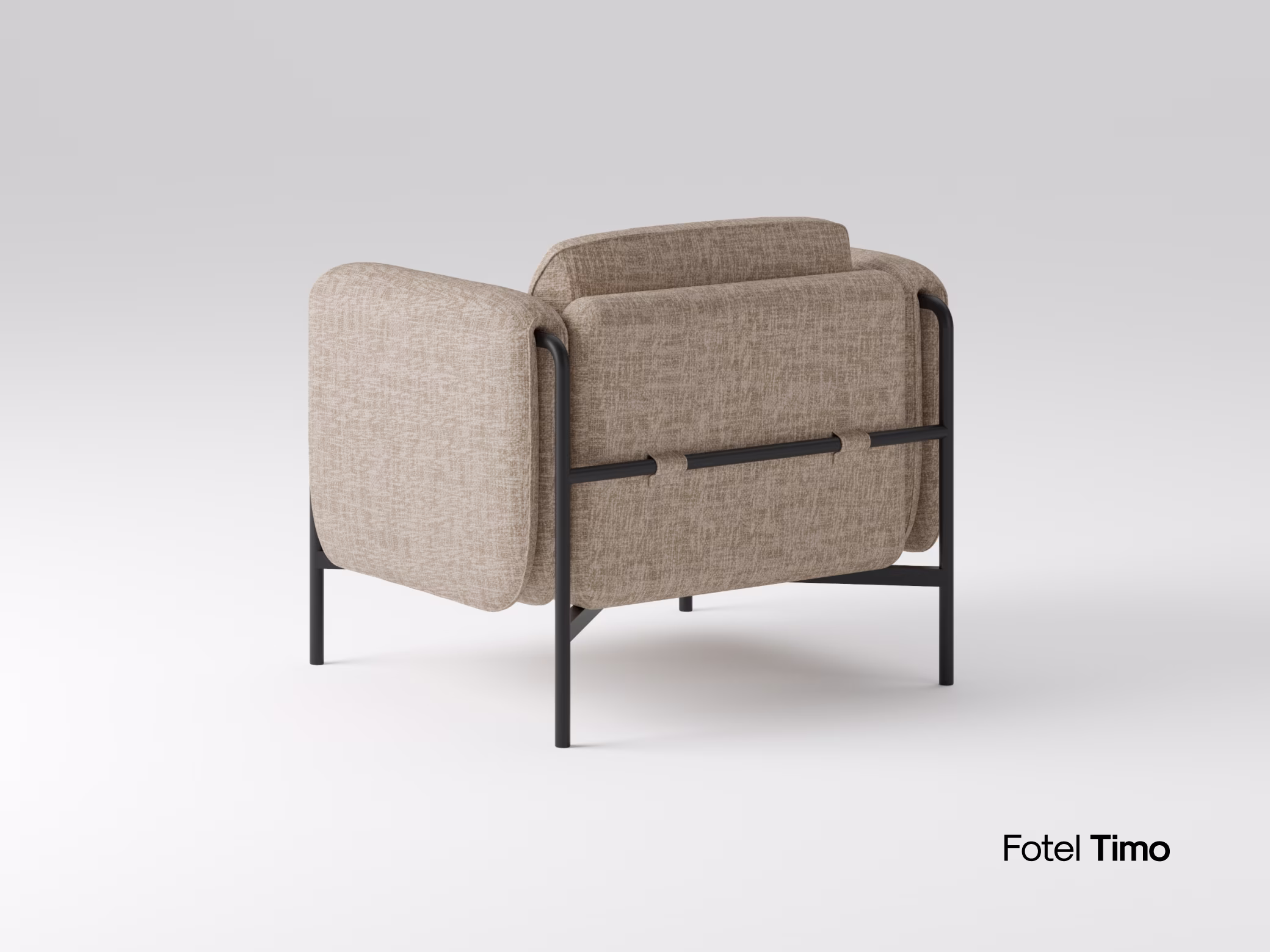 Fotel Timo w nowoczesnym salonie