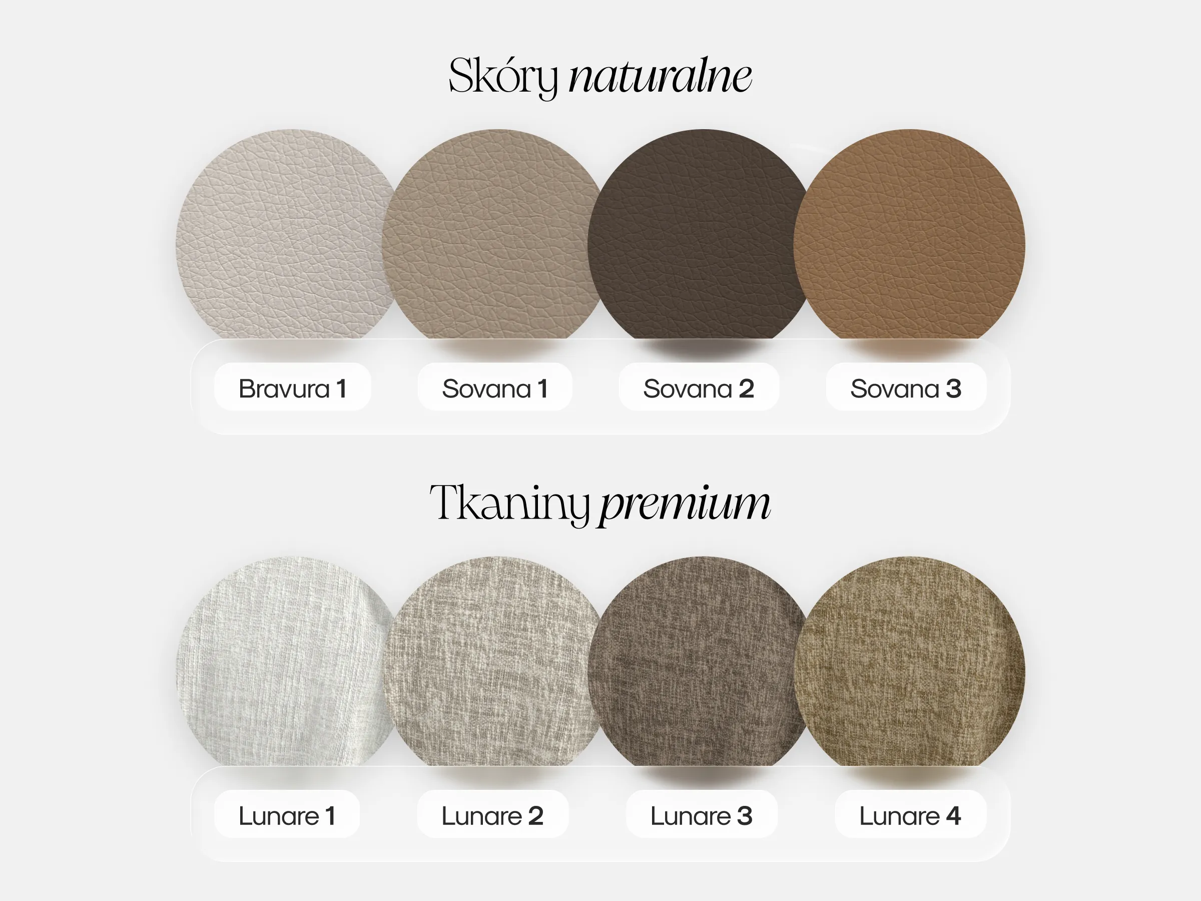Próbnik skór naturalnych i tkanin premium Tabell do tapicerki