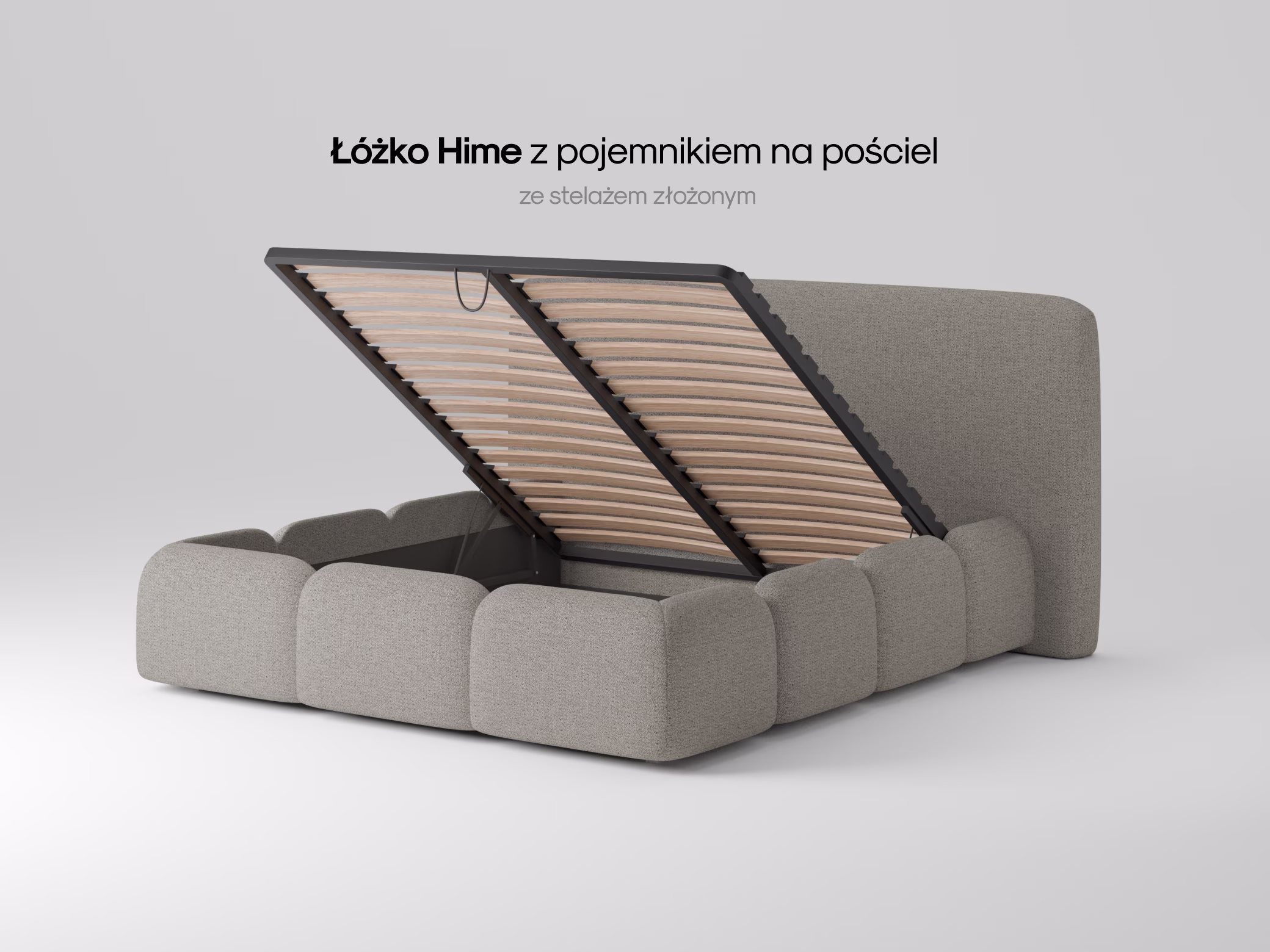 Łóżko Hime w nowoczesnej sypialni