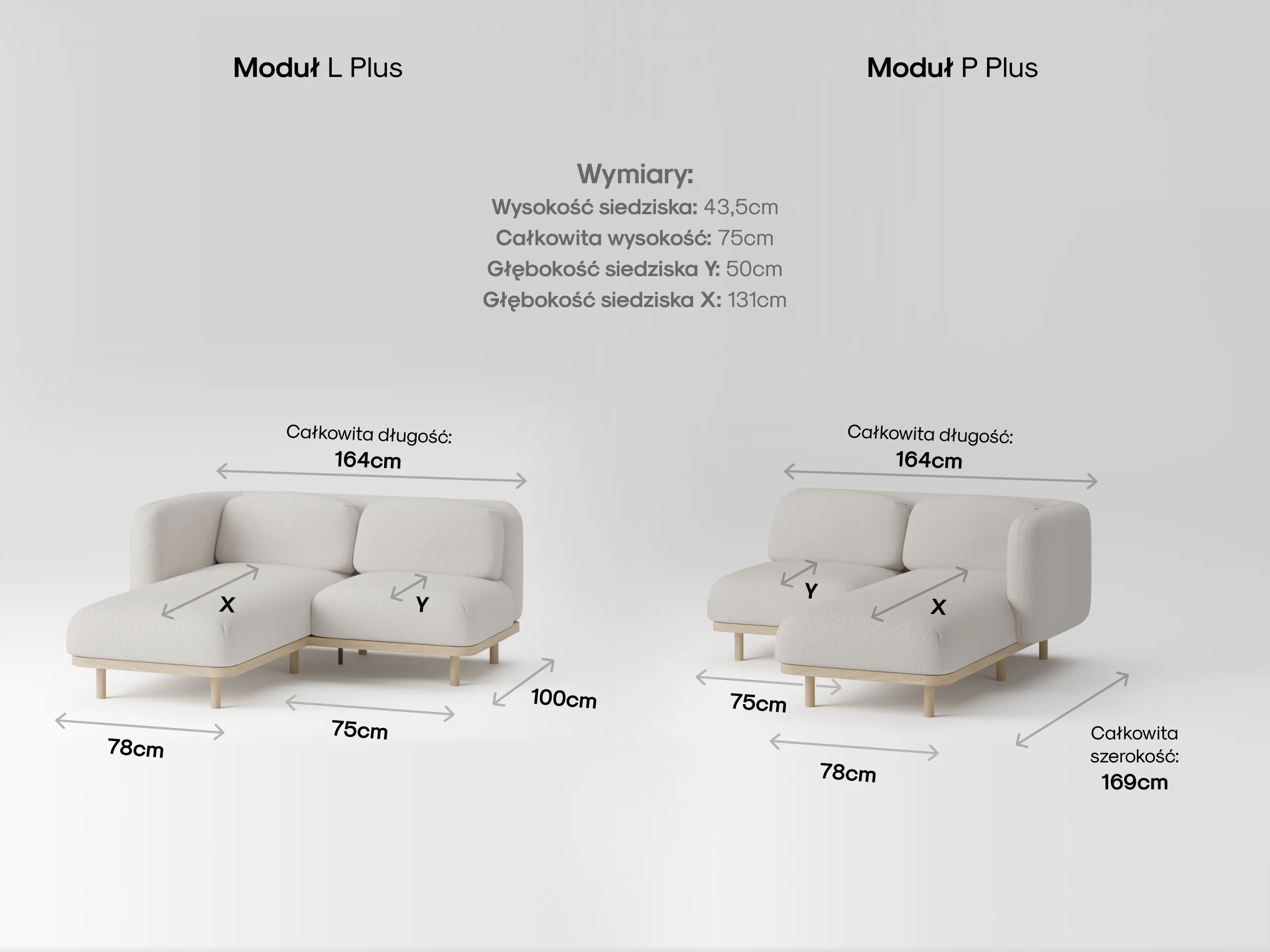 Modułowa sofa Forma w zaaranżowanym salonie