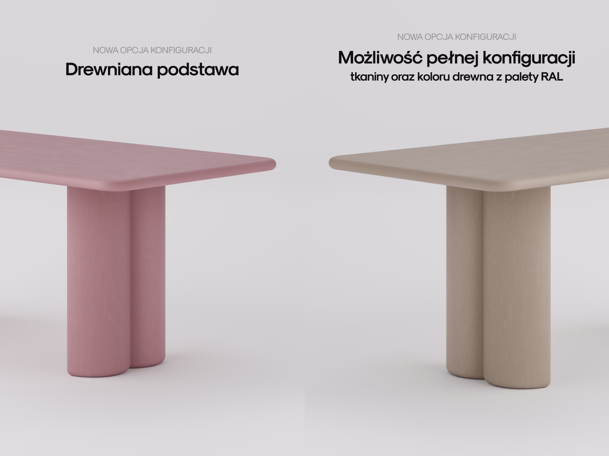 Prostokątny dębowy stół Martine w zaaranżowanej jadalni