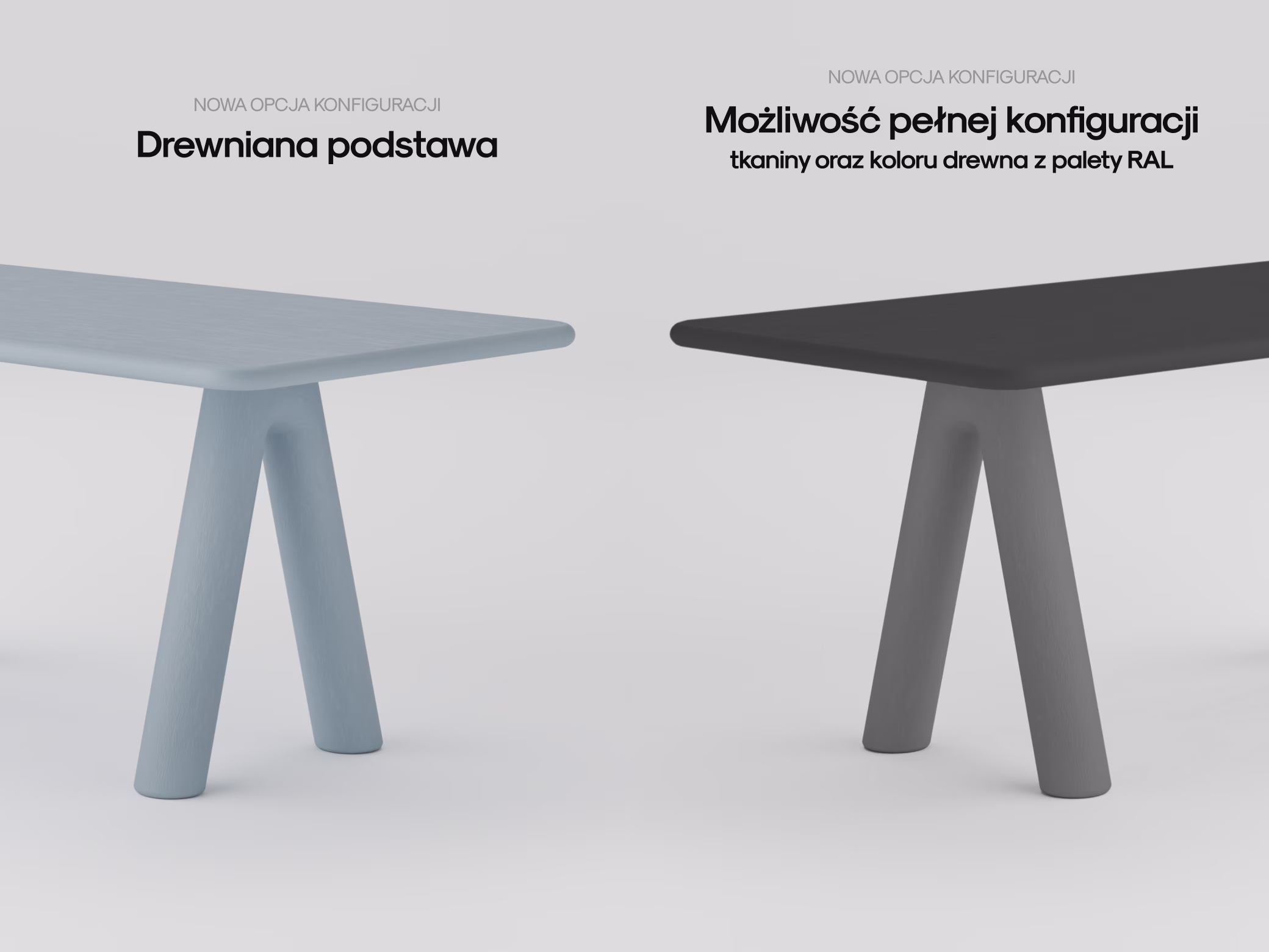 Prostokątny dębowy stół Ettore w nowoczesnej jadalni