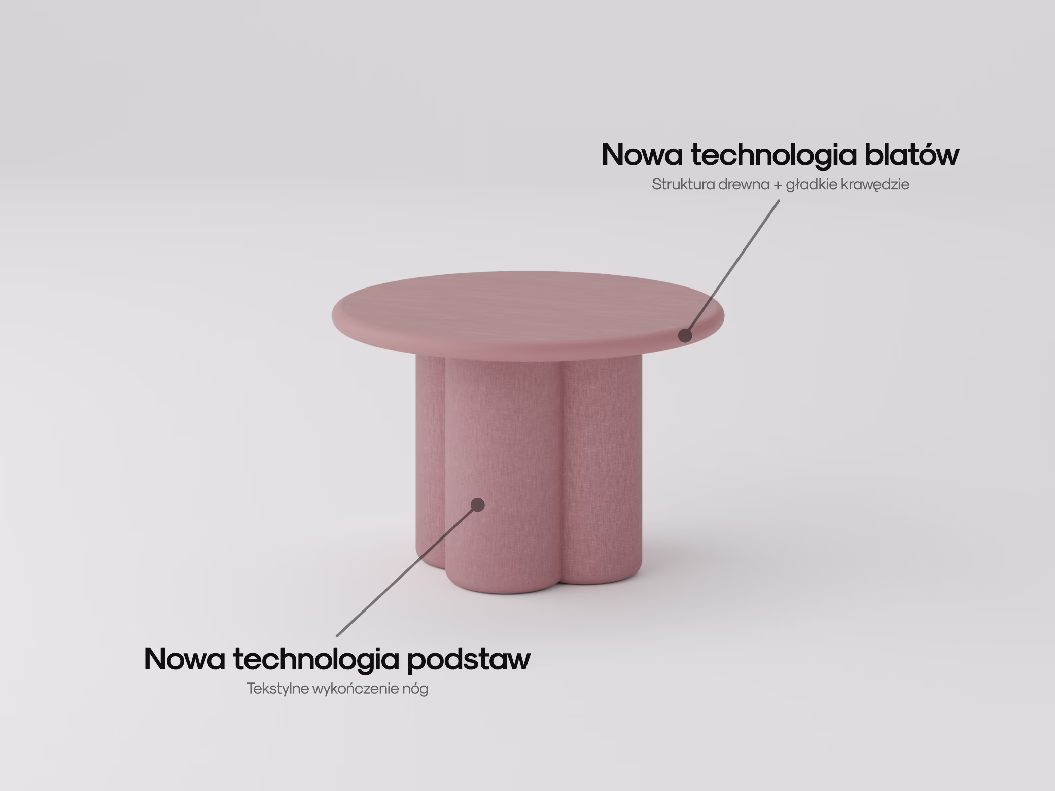 Dębowy stolik kawowy Aldo w aranżacji salonu
