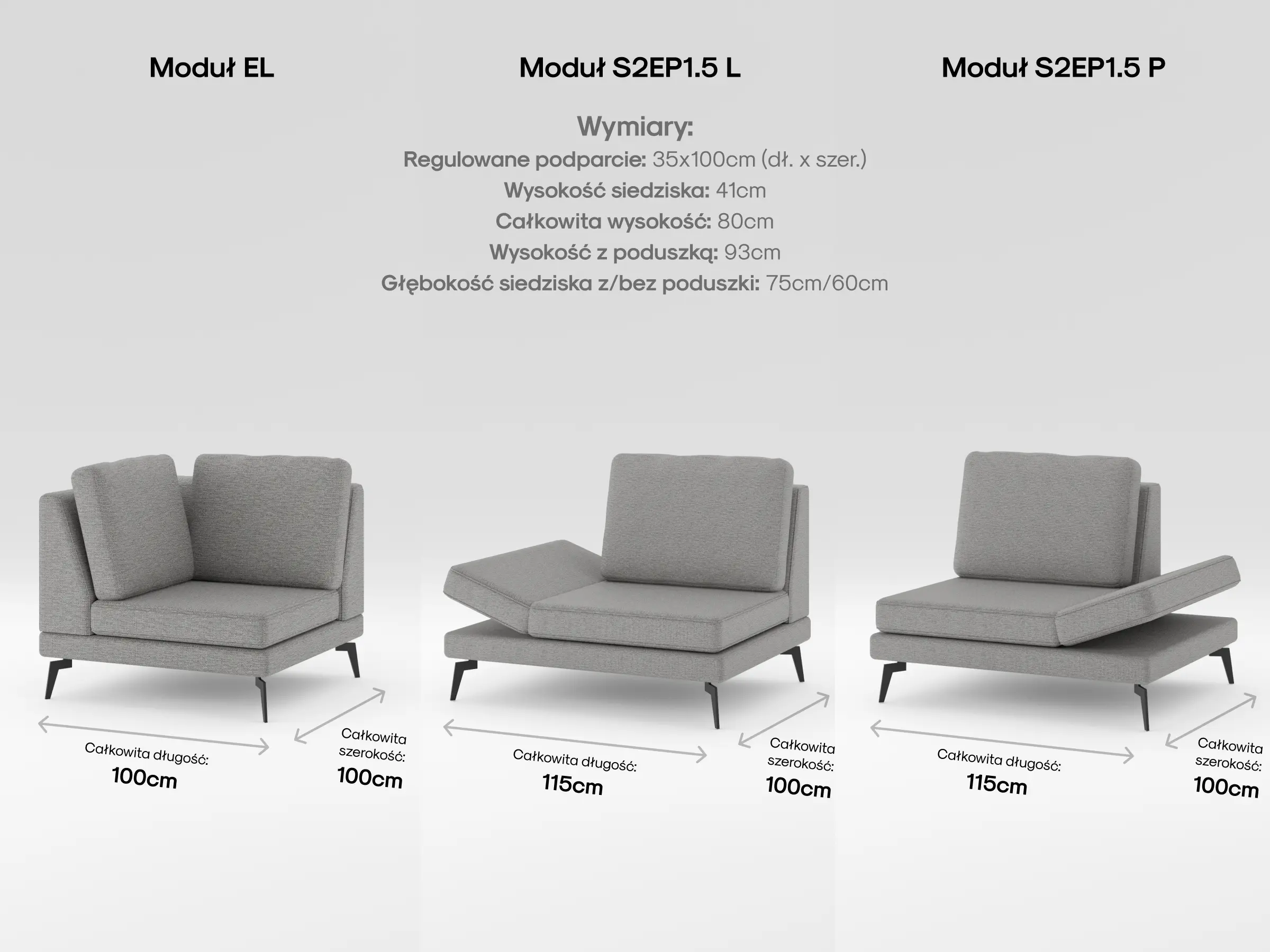Modułowa sofa Milton w nowoczesnym salonie