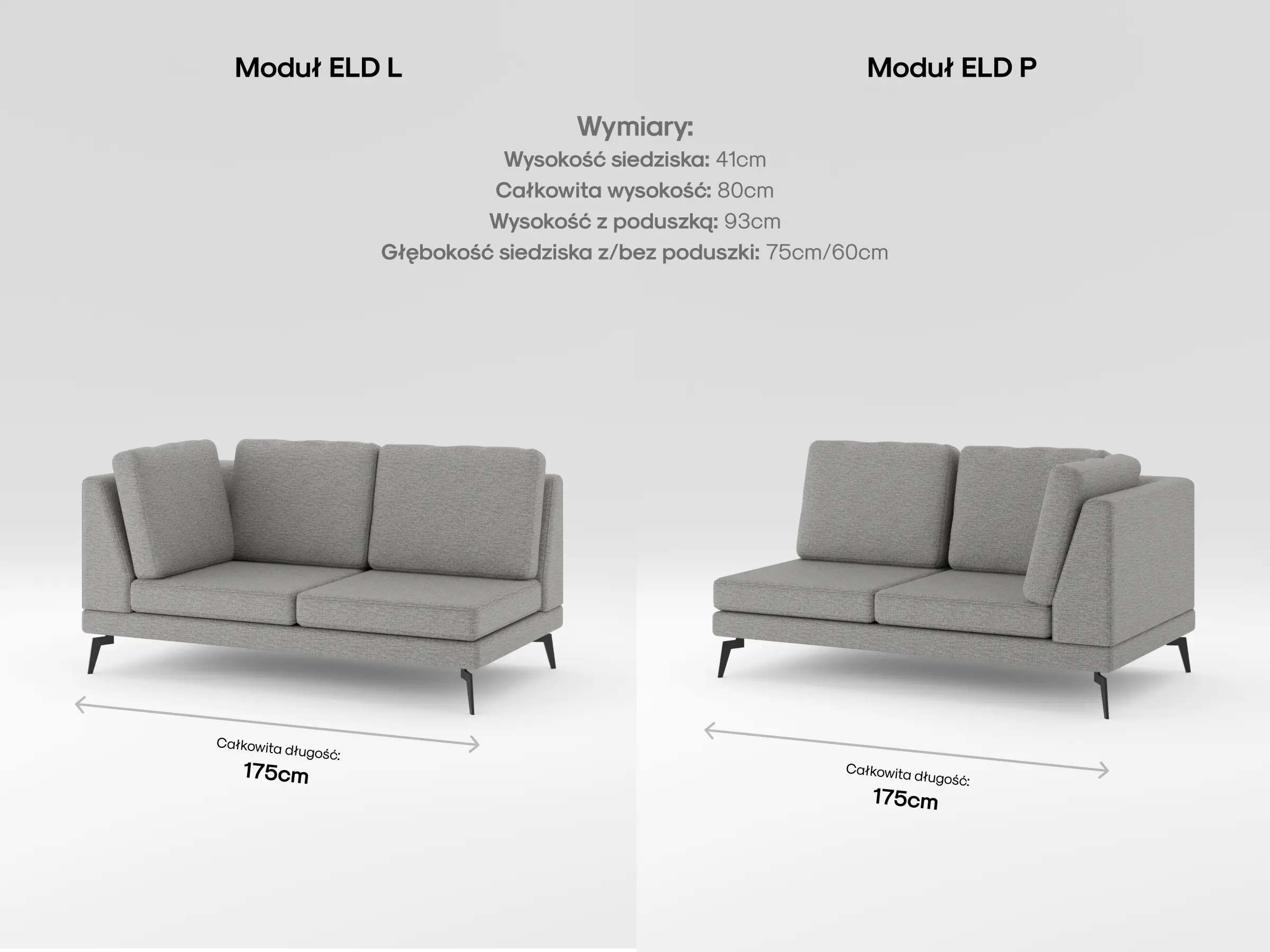 Modułowa sofa Milton w aranżacji salonu