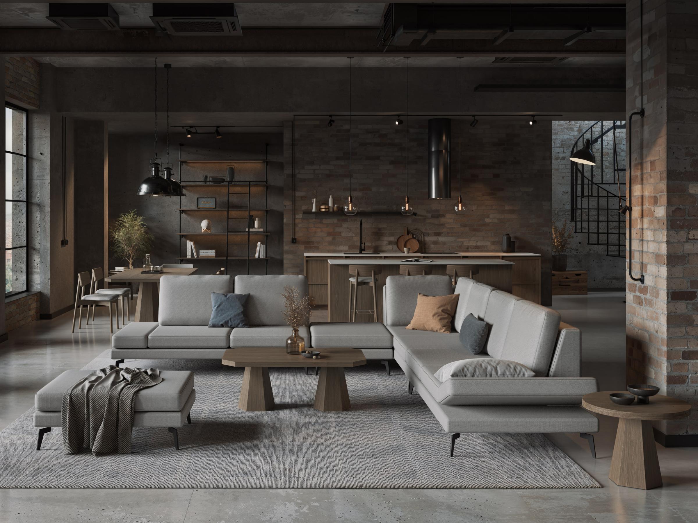 Modułowa sofa Milton w aranżacji salonu