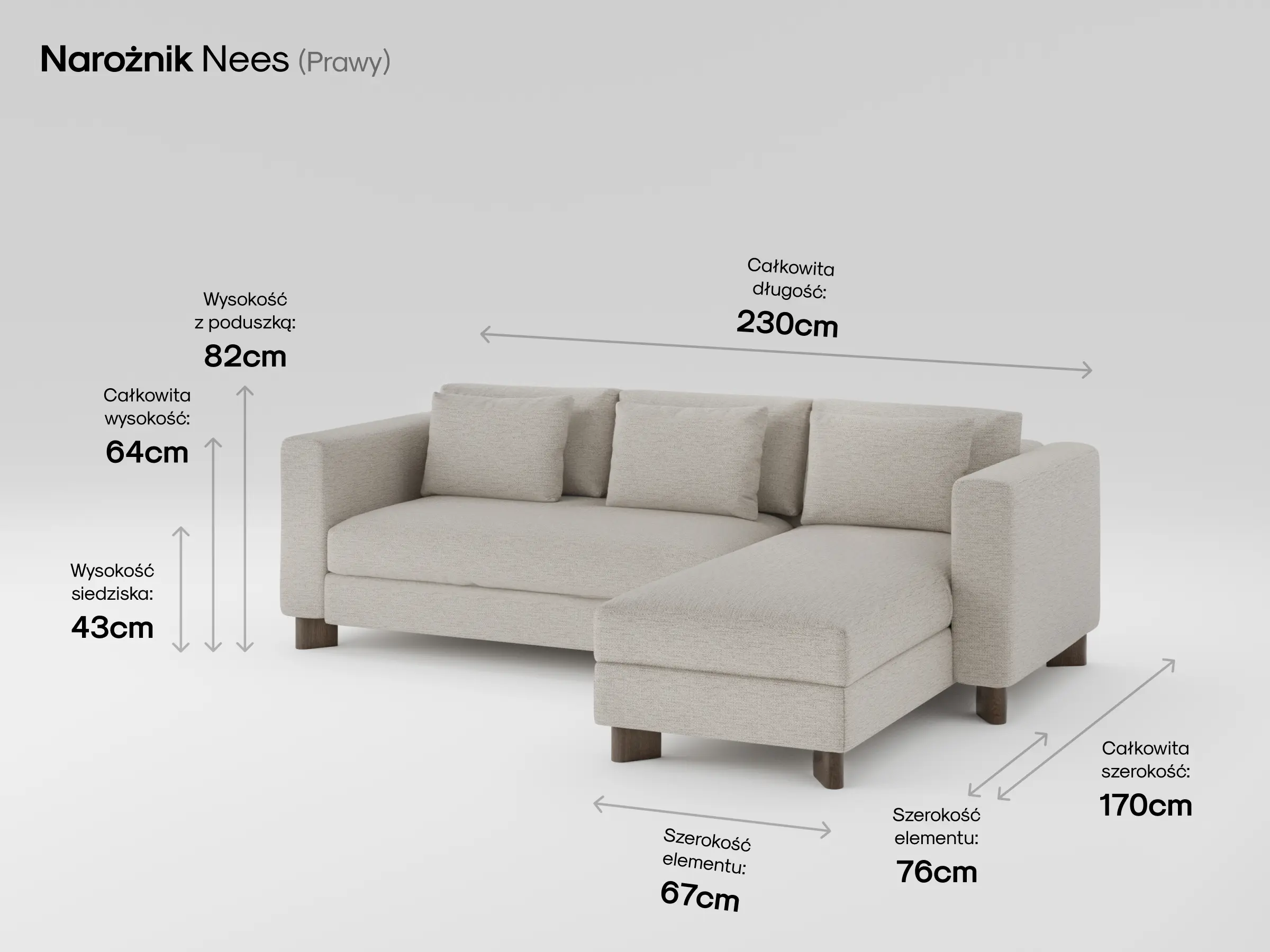 Sofa Nees w aranżacji salonu