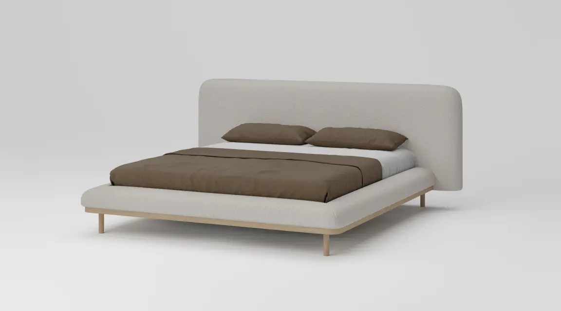Łóżko Notte, model 3D do pobrania dla projektantów