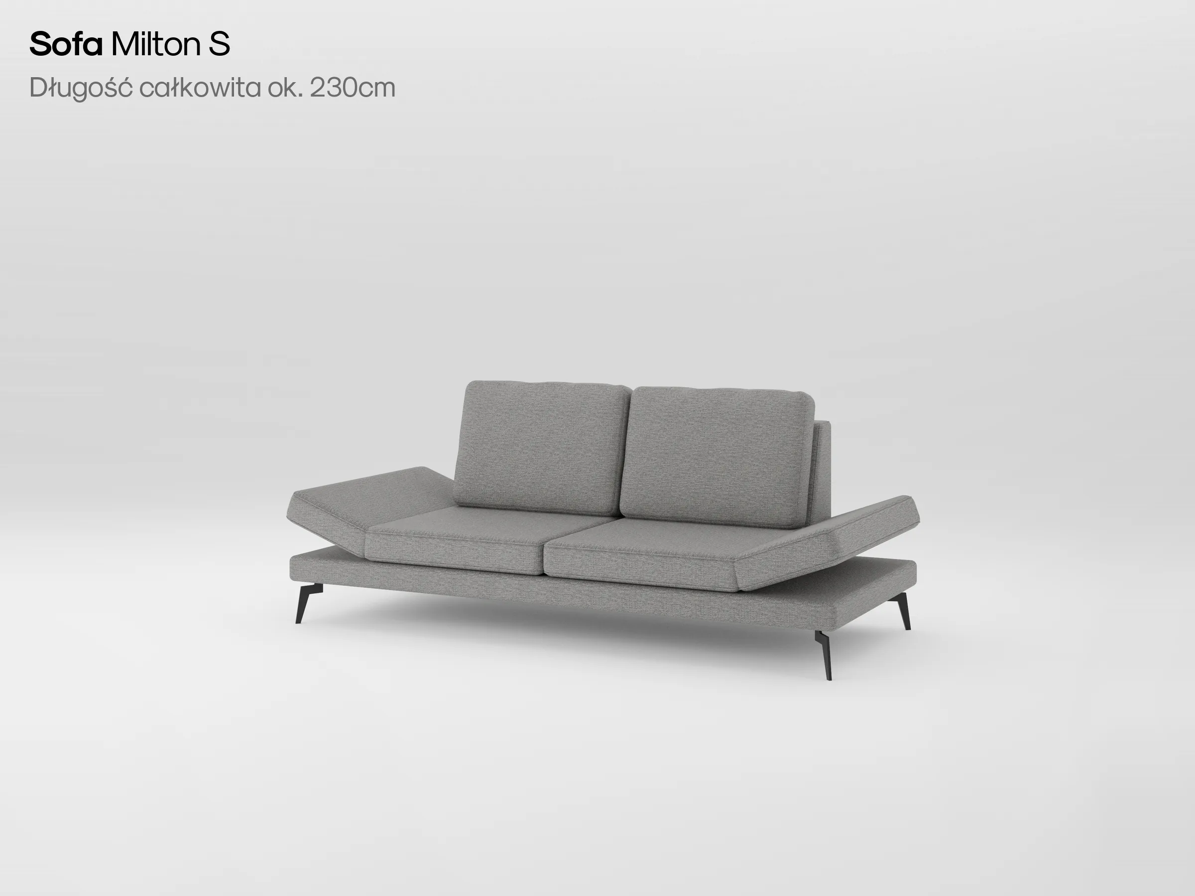 Sofa modułowa Milton, Sofa Milton S