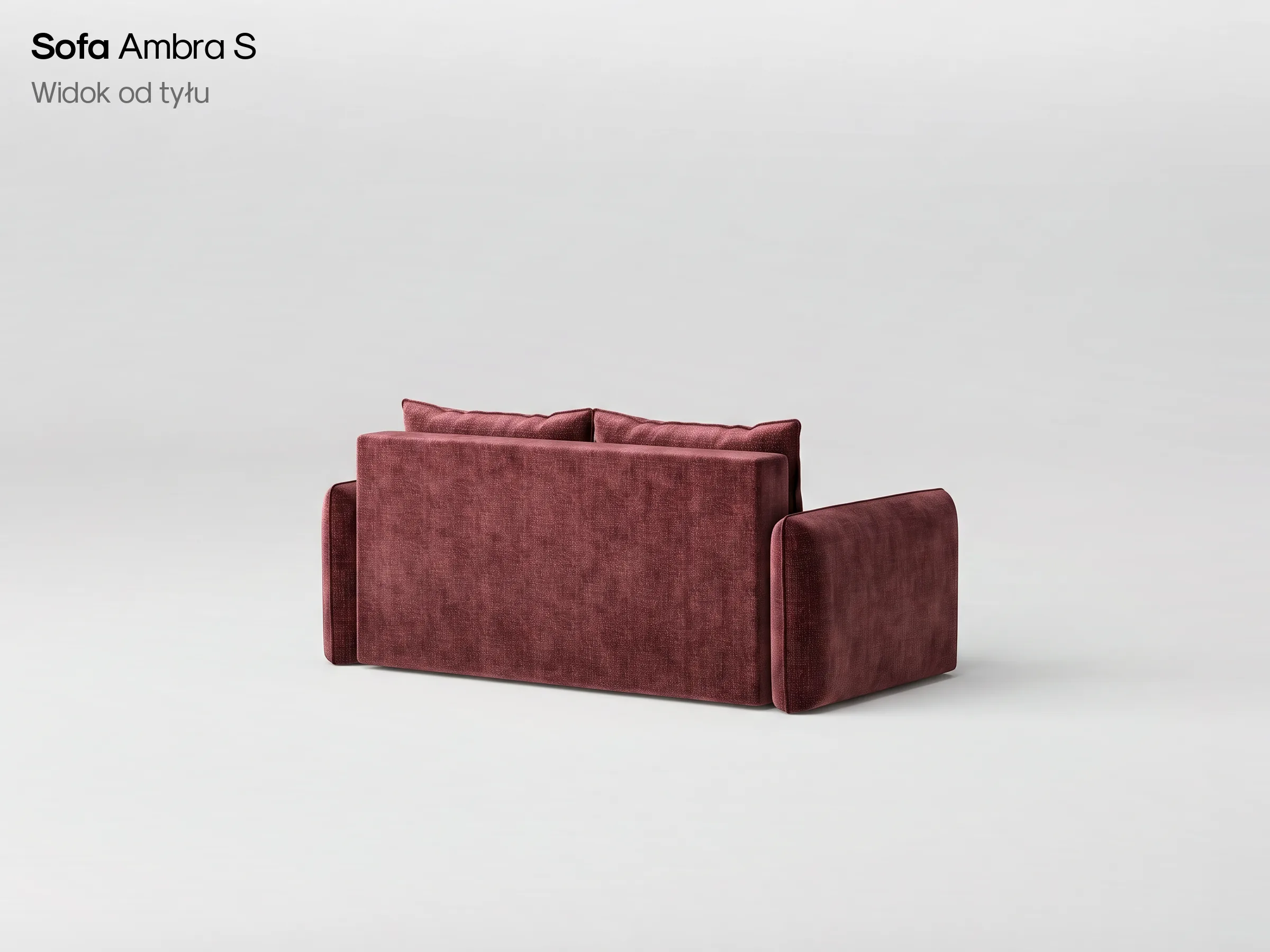 Sofa Ambra S, widok od tyłu