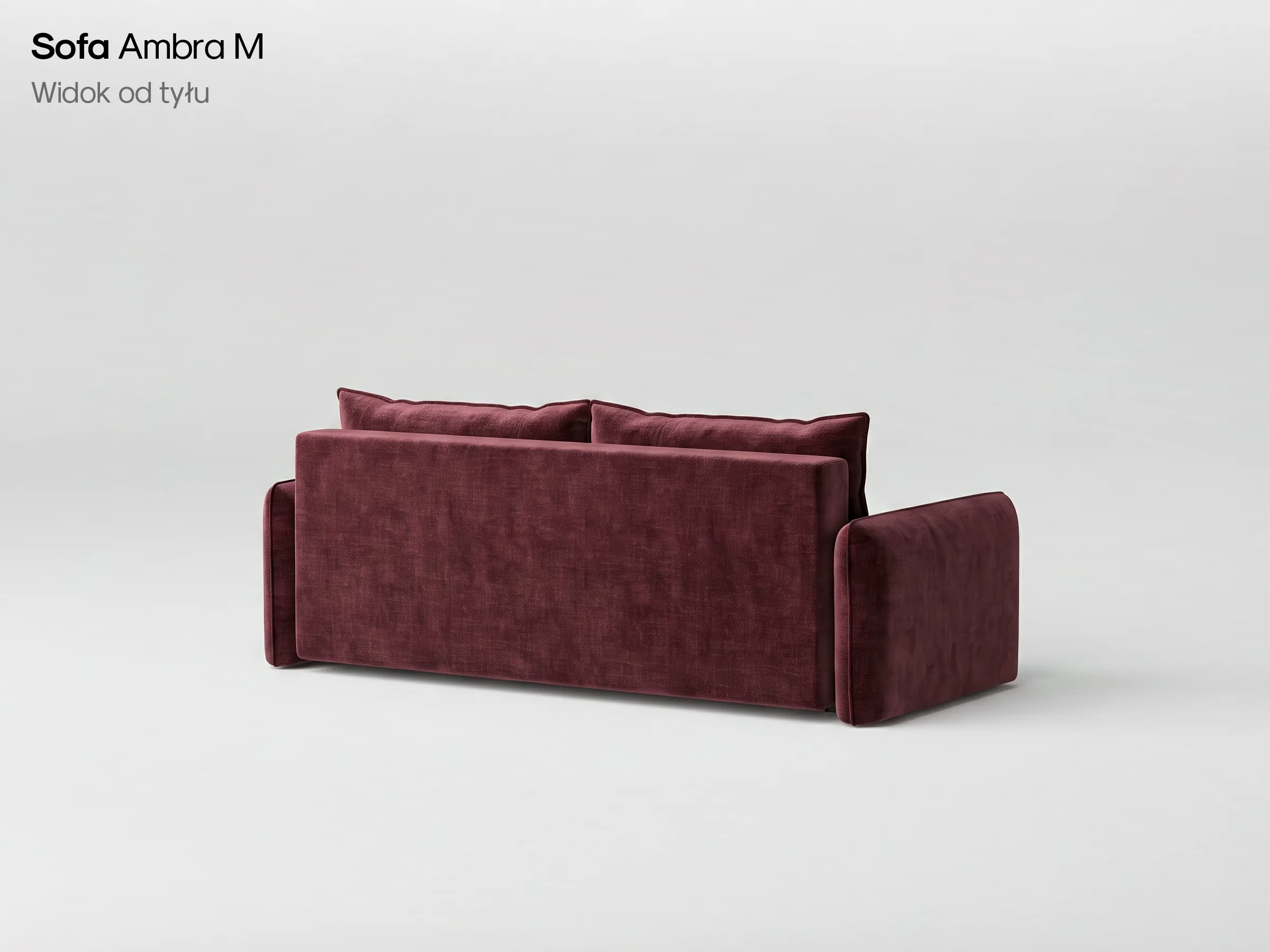 Sofa Ambra M, widok od tyłu