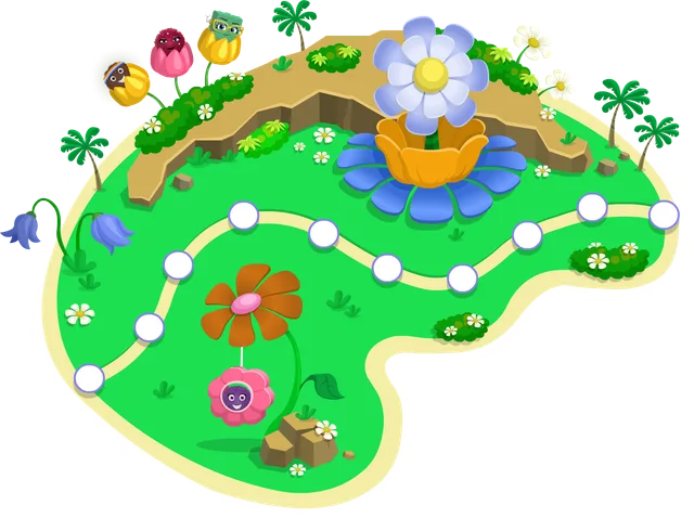 Blooming Bay island map