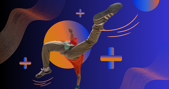 Agile Investment Manager Selection process depicted by breakdancer.