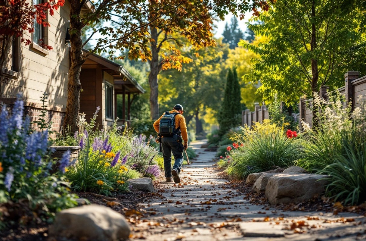 Professional image illustrating Landscaping Strategies for Fire Prevention