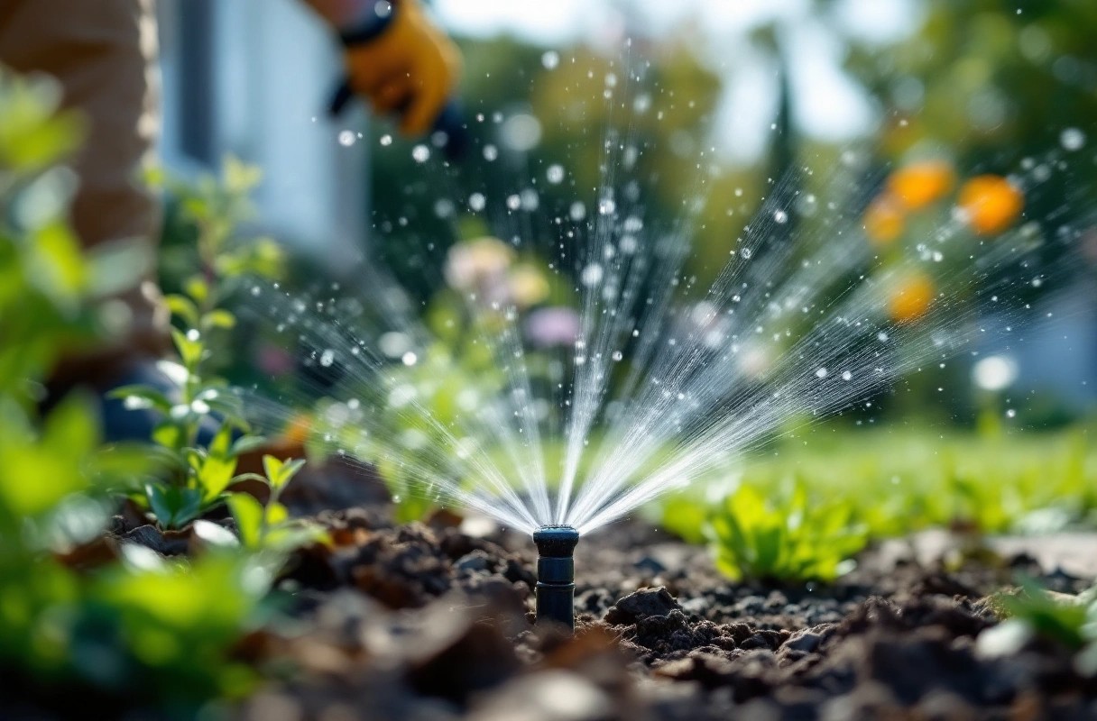 Professional image illustrating Effective Irrigation Solutions for Water Conservation