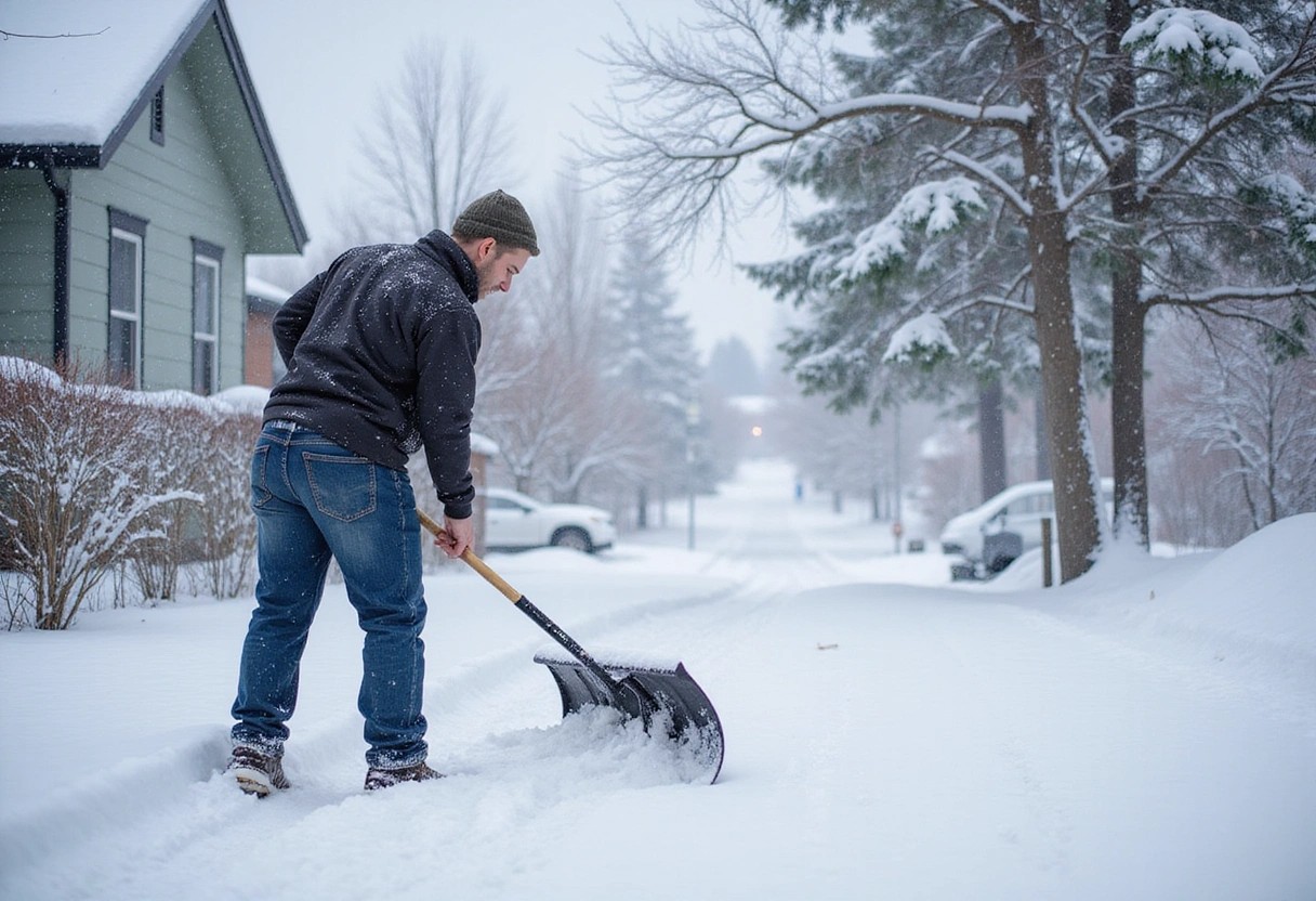 Professional image illustrating Effective Snow Removal Techniques for Homeowners