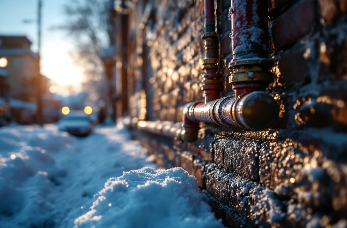Professional image illustrating Understanding the Risks of Frozen Pipes in Denver