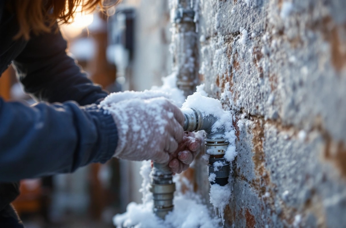 Professional image illustrating Essential Winter Plumbing Tips for Denver Residents