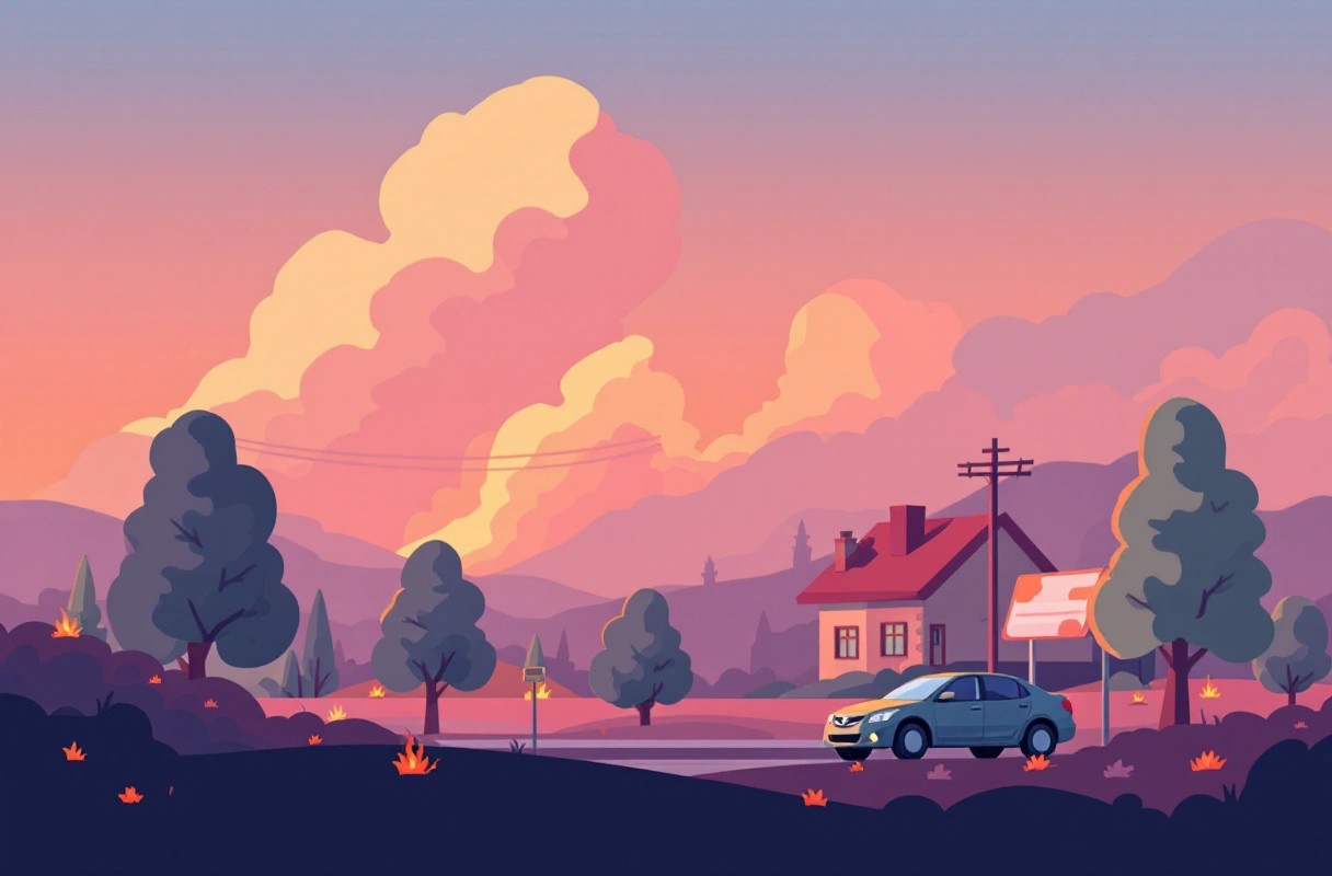 Professional image illustrating 1. Create Defensible Space Around the Property