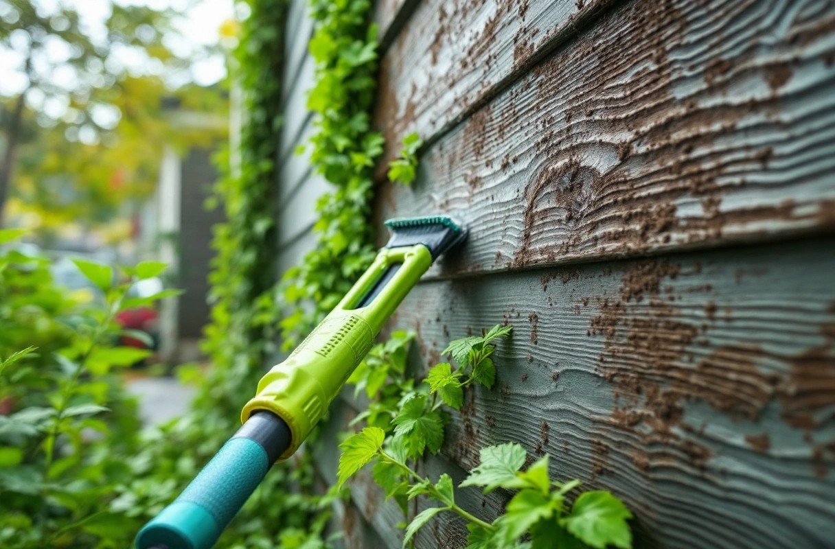 Professional image illustrating Effective Algae Removal Techniques