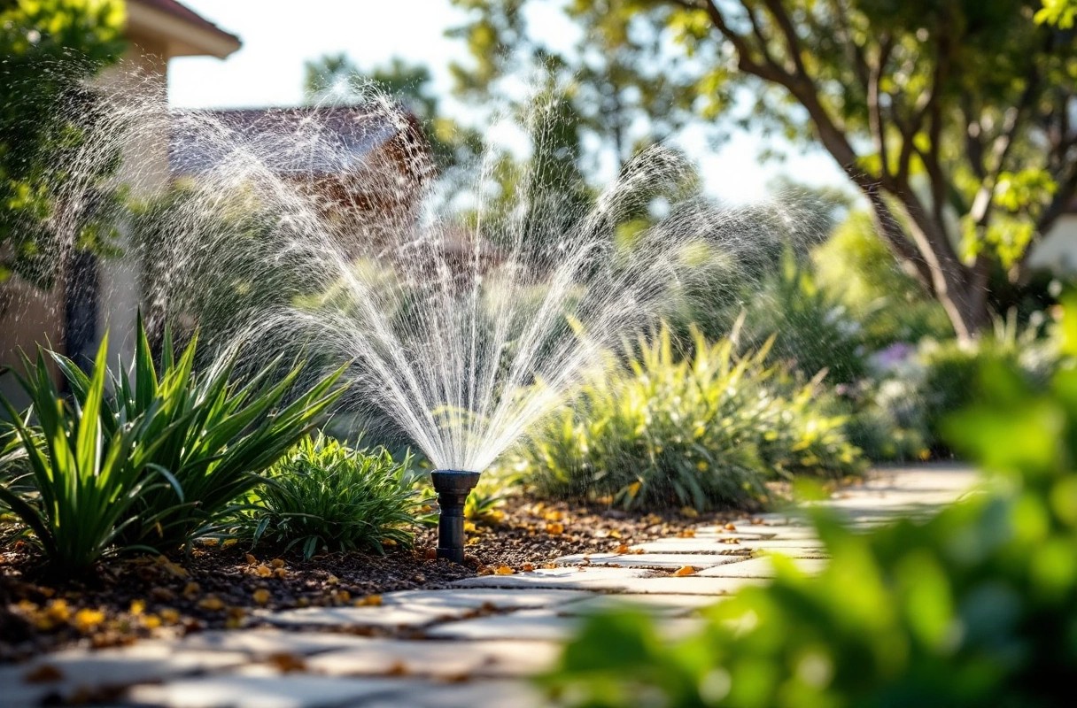 Professional image illustrating Implementing Efficient Irrigation Systems