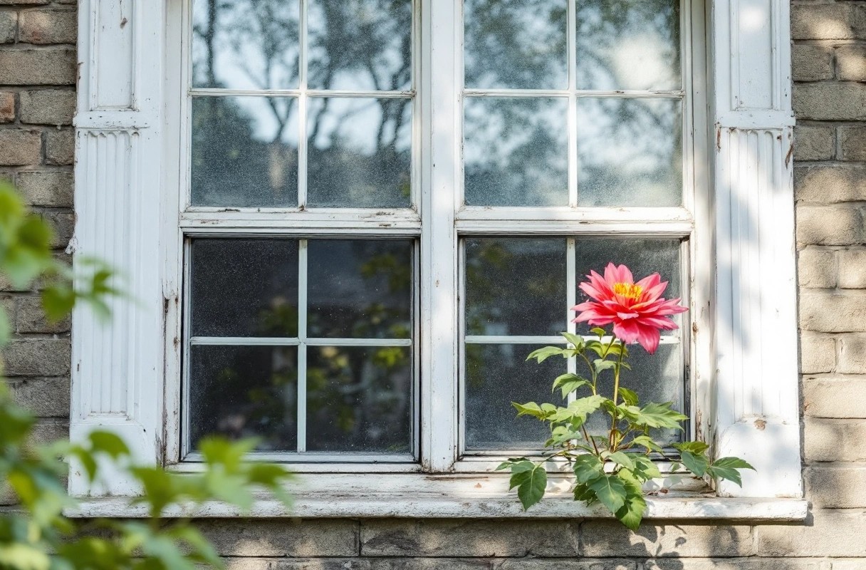 Professional image illustrating Recognizing the Signs of Aging Windows