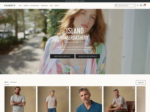 Ecommerce Design Awards | Winners | Faherty